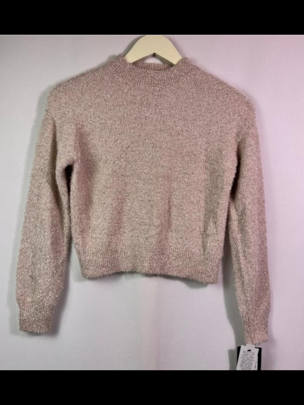 art class Soft Pink Sweater Girls M (7-8)